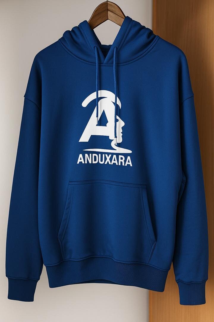 Pull Andu-Xara bleu chaud et confortable